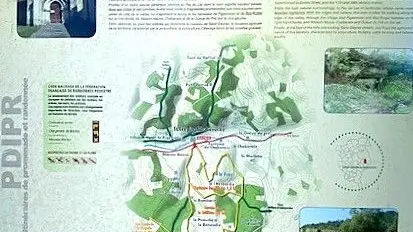 St Crépin d'auberoche-Boucle des tuilières-Panneau d'appel