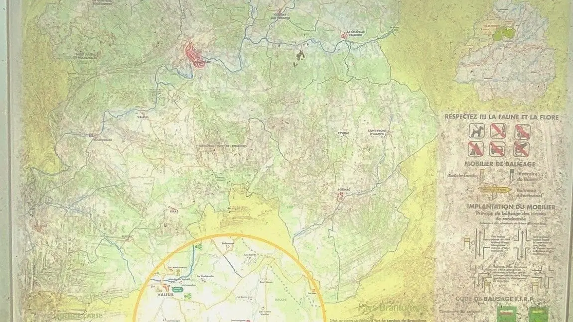 VALEUIL-Boucle de Valeuil-Panneau d'appel