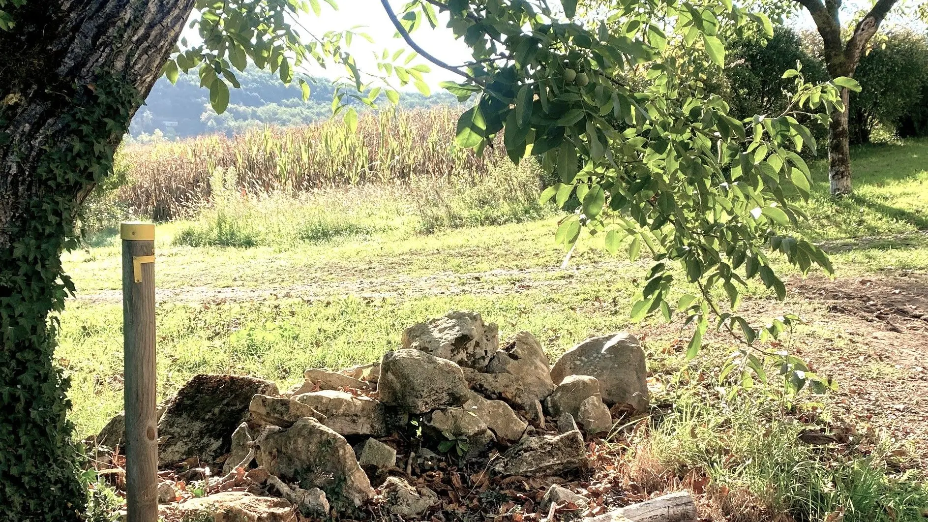 VEZAC-Boucle des Moulins-Chemin-Poteau