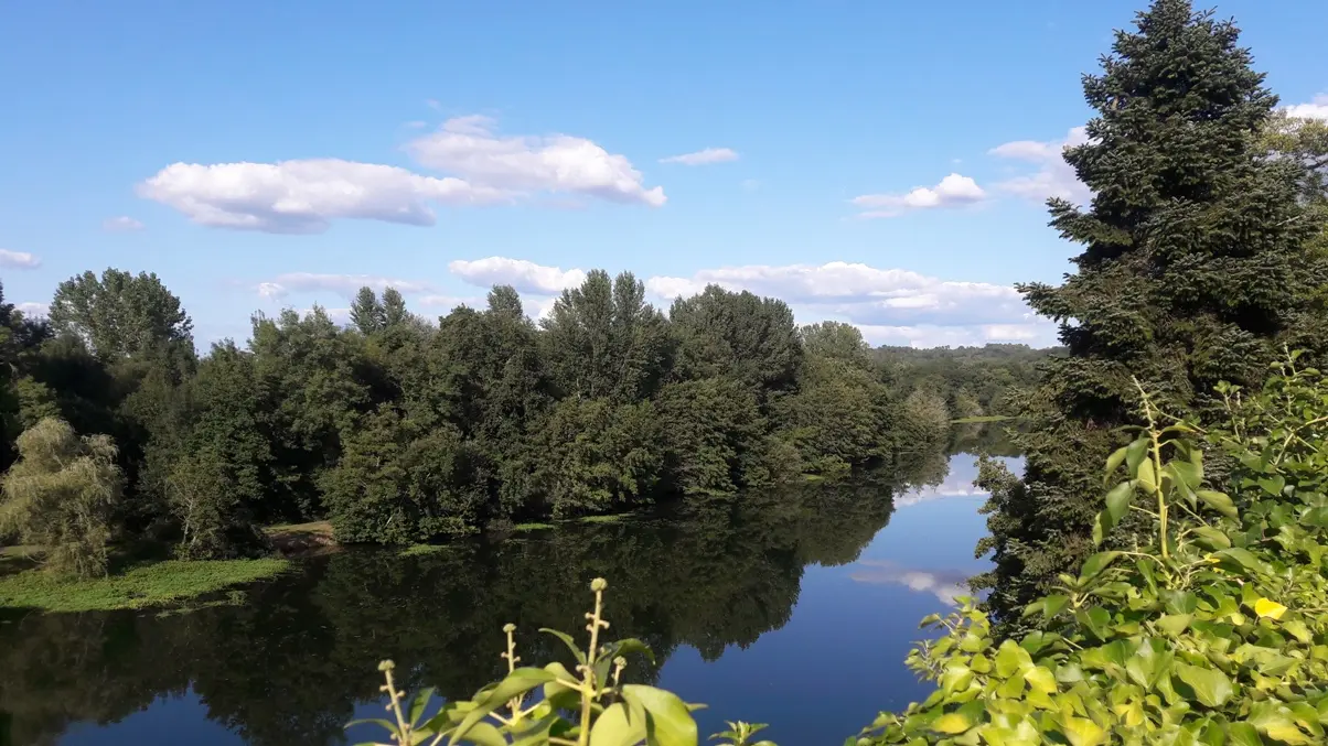 vue sur la rivière Isle