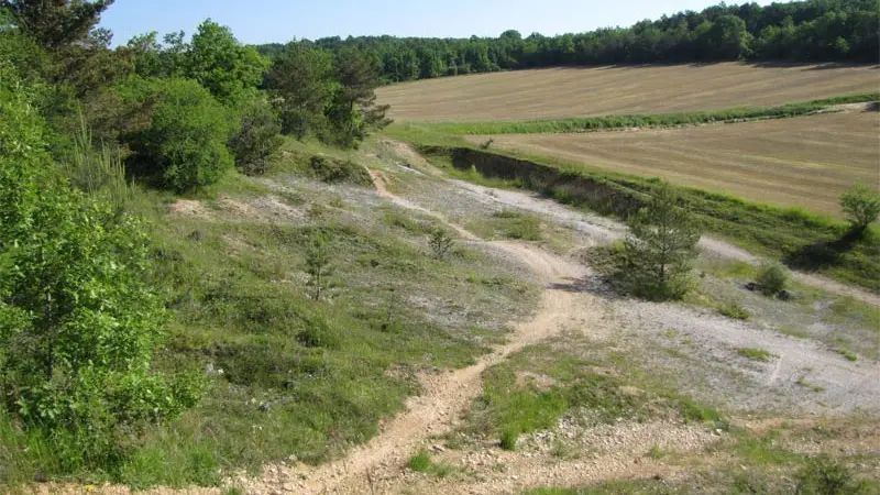 coteau sec à proximité de Paussac