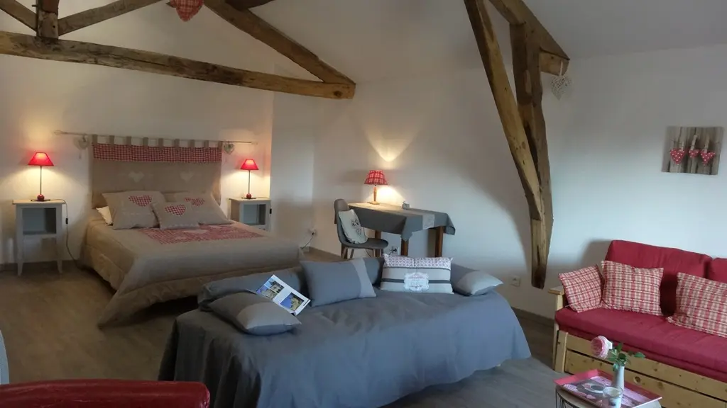 la chambre à l'étage