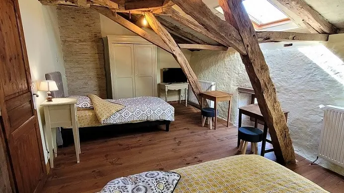 la chambre à l'étage