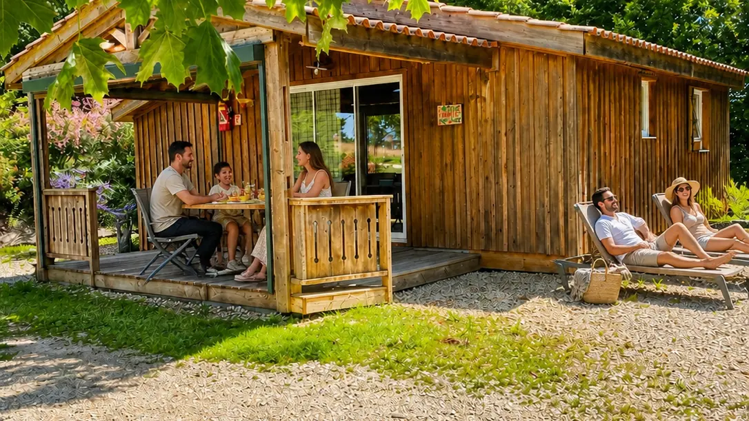 Chalet Marie avec clim et piscine proche de Sarlat_1