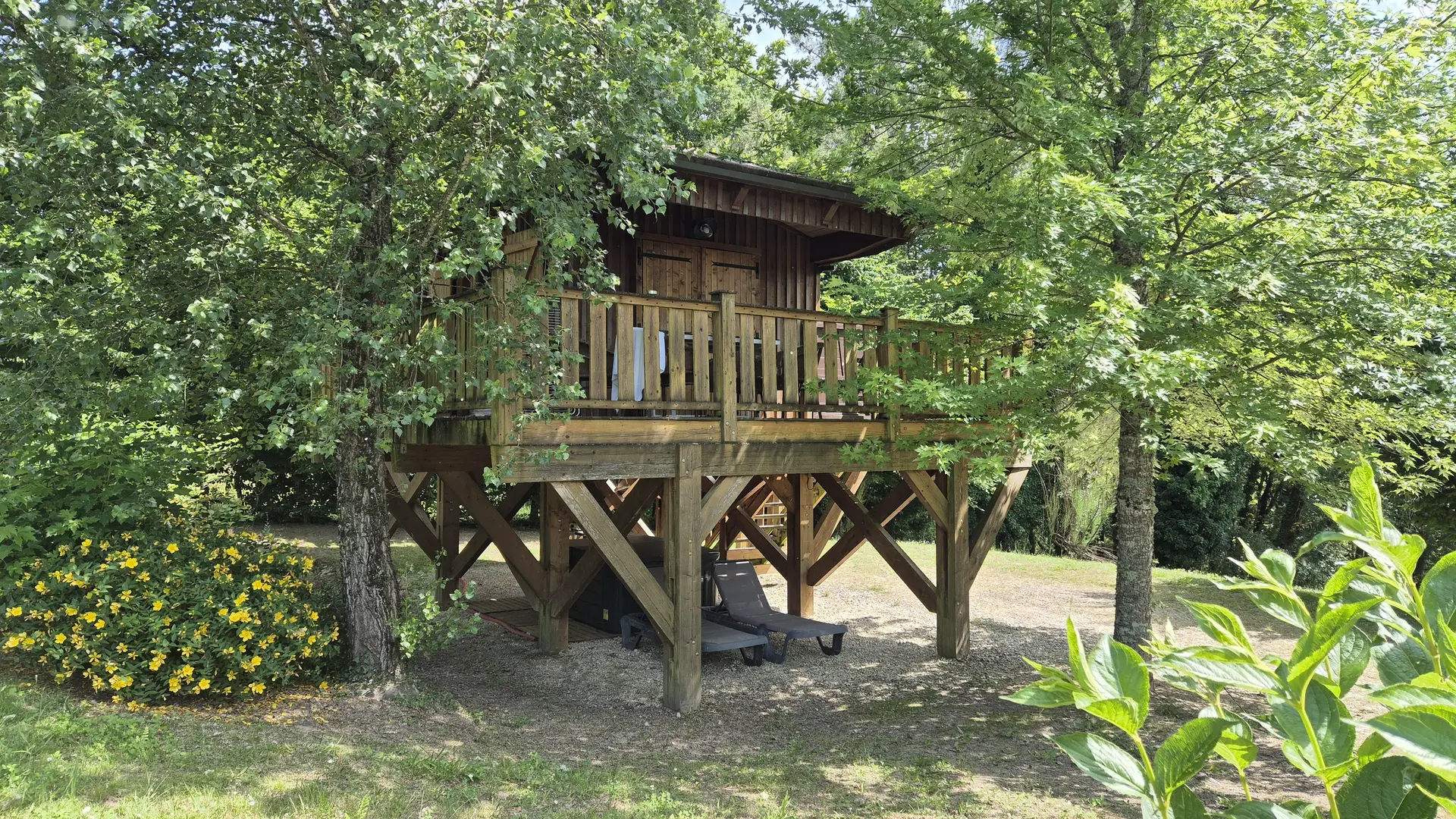 Cabane sur pilotis Ouetou clim spa et piscine_7