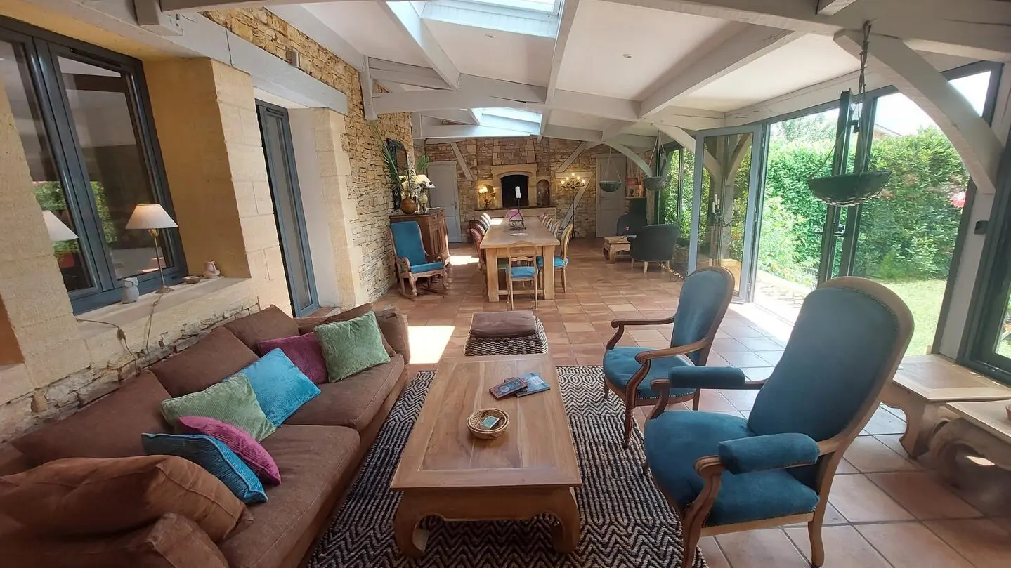 Villa le Lébérou avec piscine chauffée à Sarlat_6