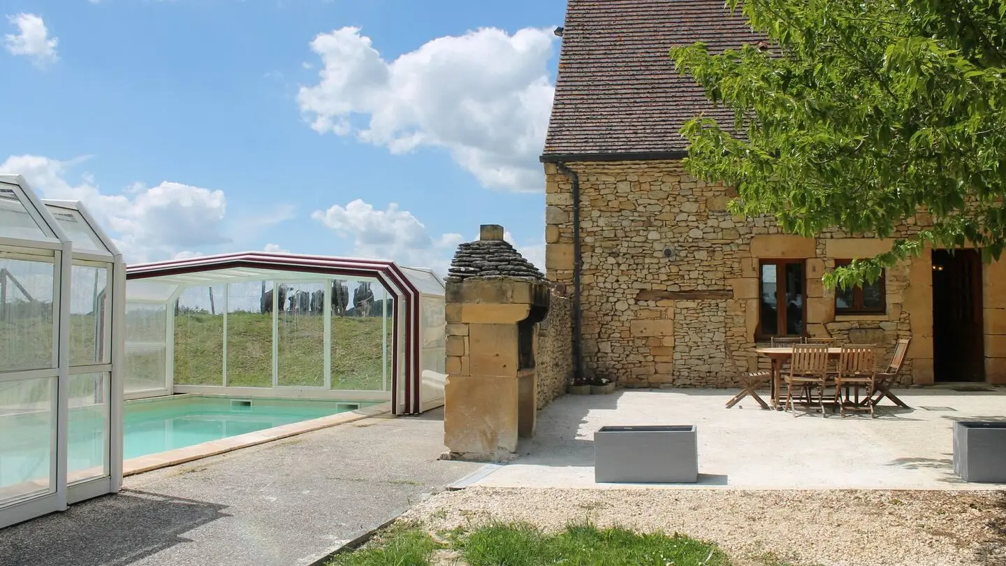 Le Double avec piscine couverte proche de Sarlat_2