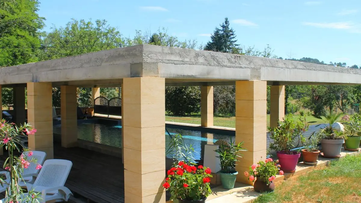 Naudissou avec piscine couverte à Sarlat_10