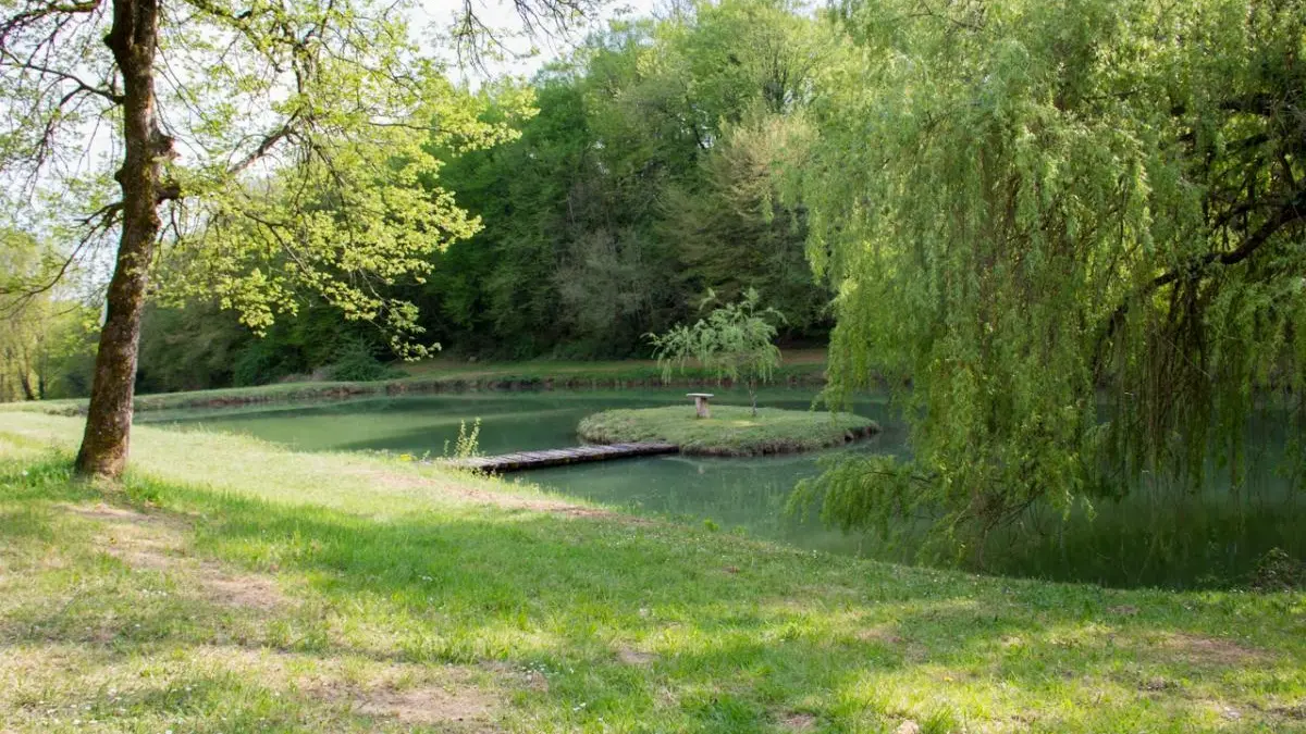 Lapervoisie 2  la cour piscine et proche de Sarlat_14
