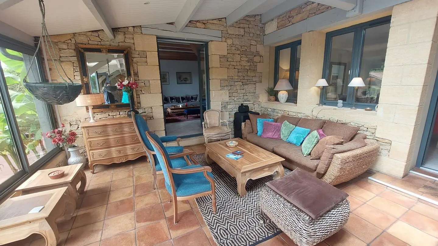 Villa le Lébérou avec piscine chauffée à Sarlat_5