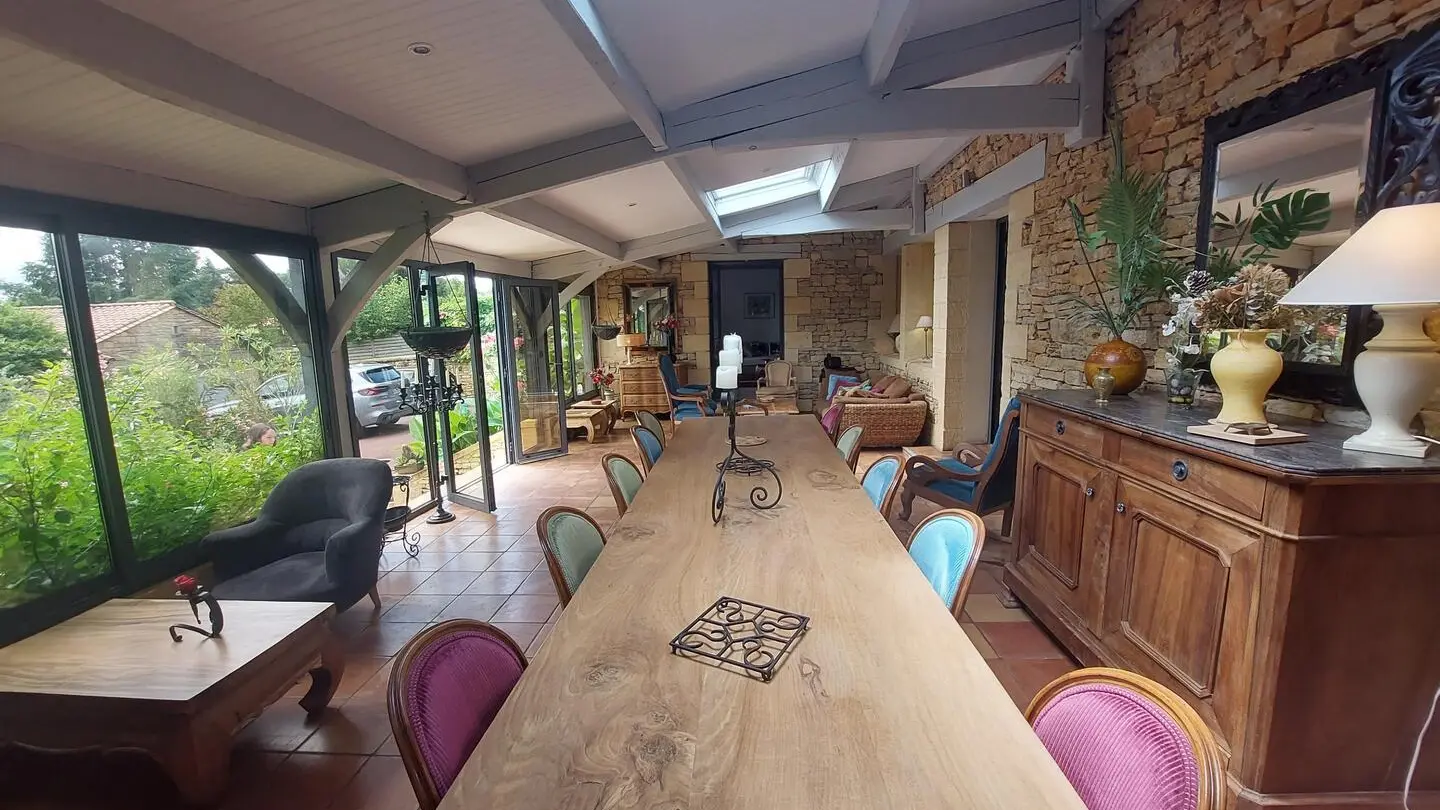 Villa le Lébérou avec piscine chauffée à Sarlat_7