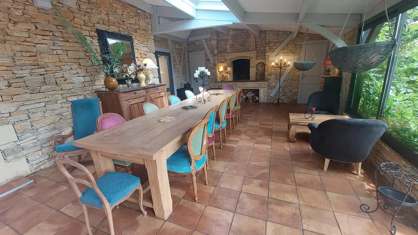 Villa le Lébérou avec piscine chauffée à Sarlat_11