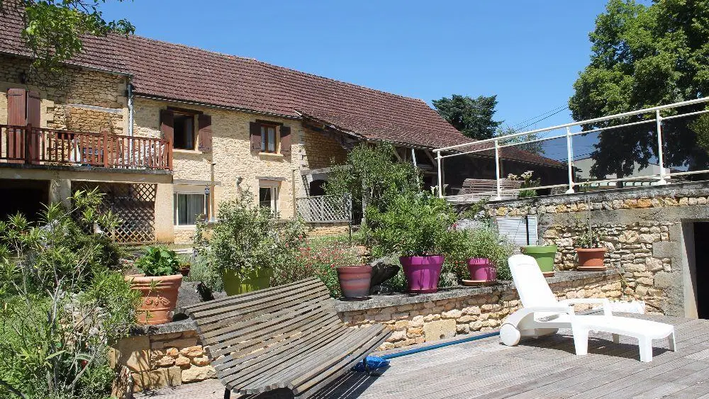 Naudissou avec piscine couverte à Sarlat_1