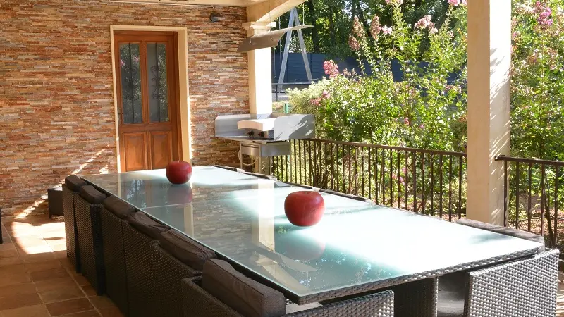 la terrasse couverte