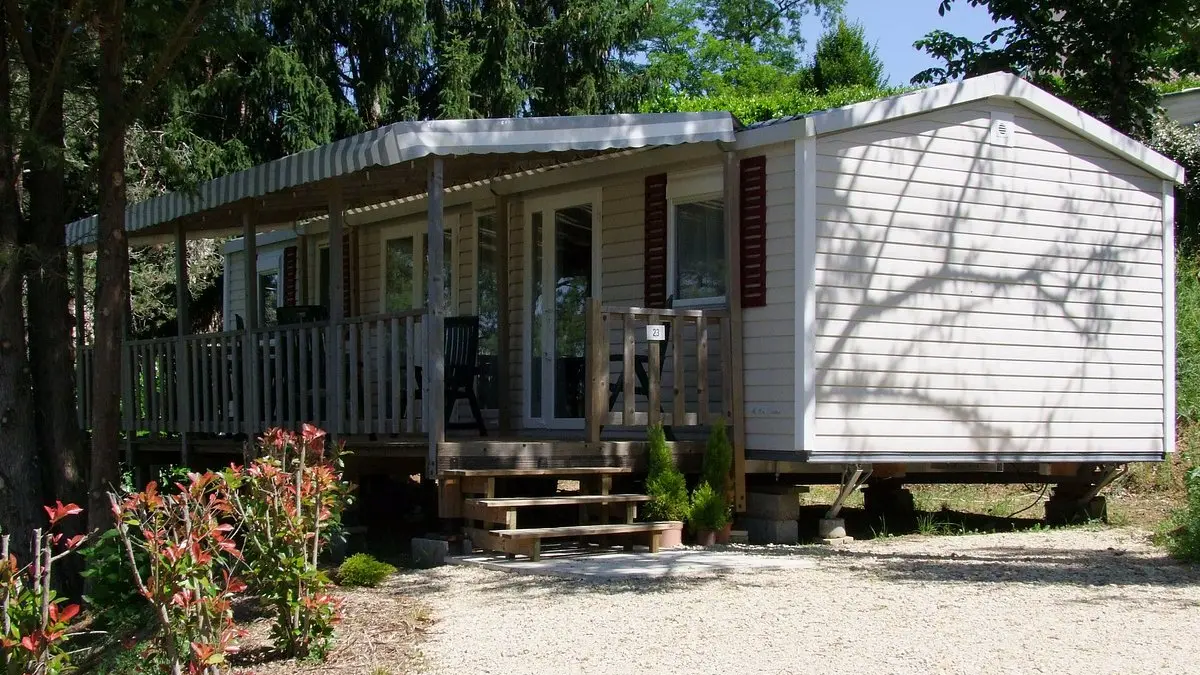 mobil home 2 camping La Bastide