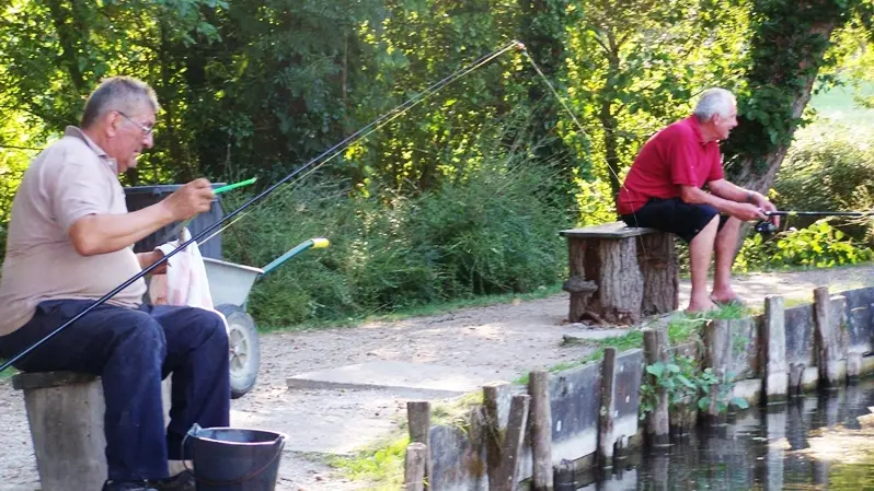 pisciculture moulin de Boissonnie Douzillac  étang de pêche