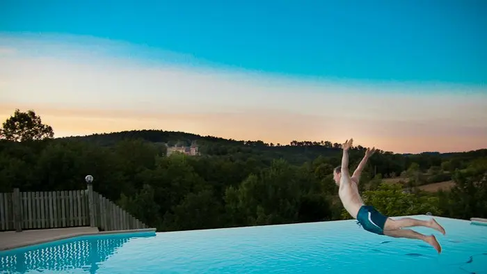 plongeon piscine