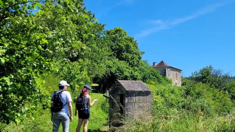 rando boucle de la Lande Chantérac - chemin de la messe
