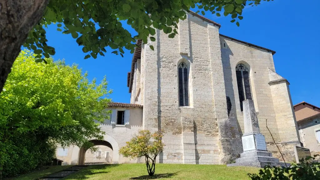 rando boucle de la Lande Chantérac - église