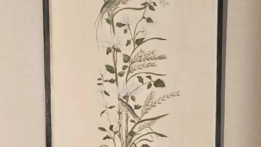 Azalide, Elisa Fave - reproduction broderie indochinoise sur bois