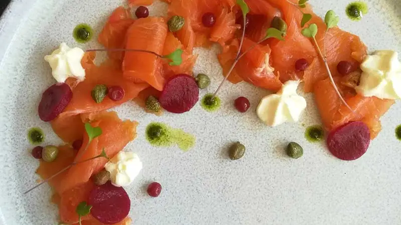 Hôtel-restaurant Le Tropicana - Saumon confit