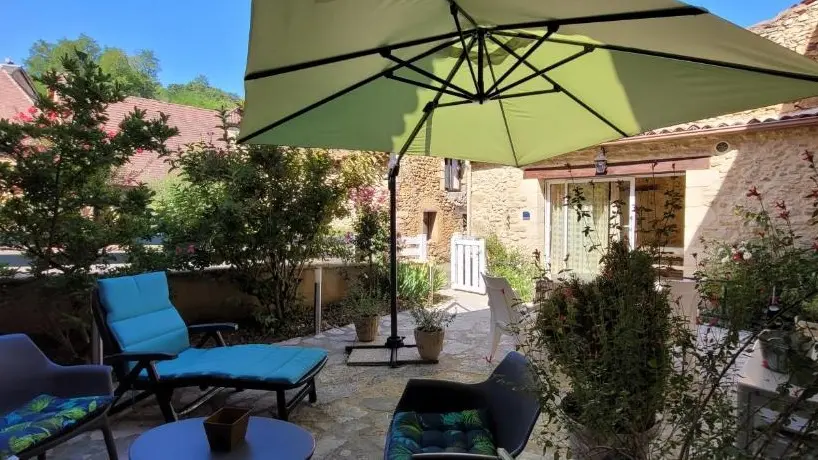 sauges rouges - terrasse
