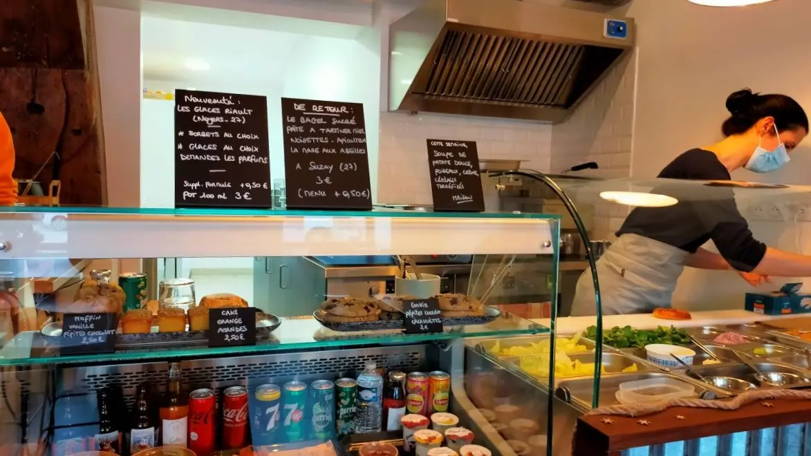 La Bagelerie de Camille, comptoir