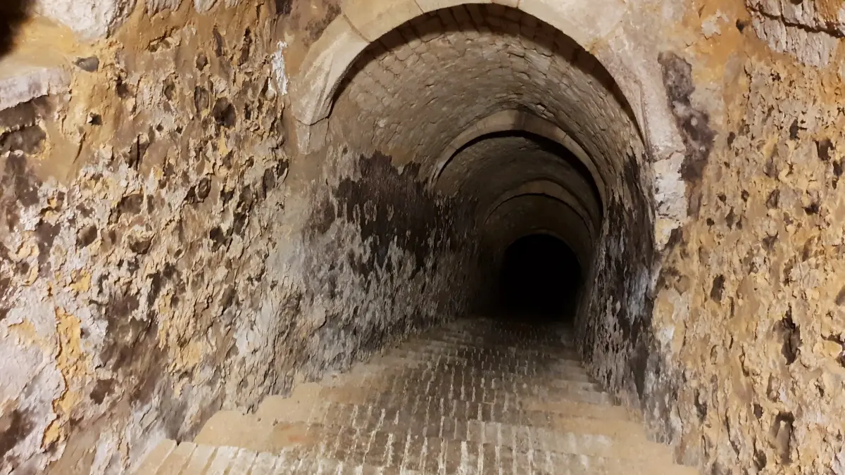 Les souterrains de la Galerie des Curiosités