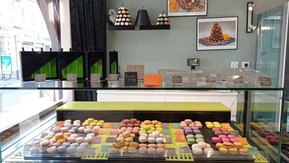 Vitrine macarons