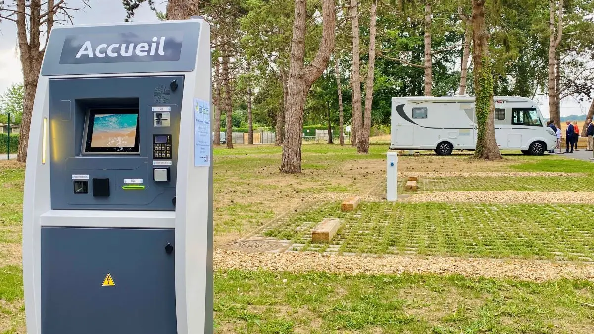 aire de camping cars du vexin normand borne accueil 2