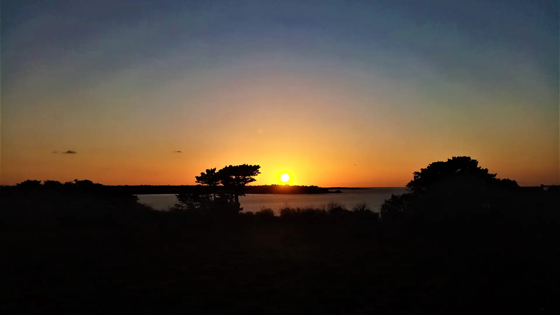 9 Vue au coucher du soleil