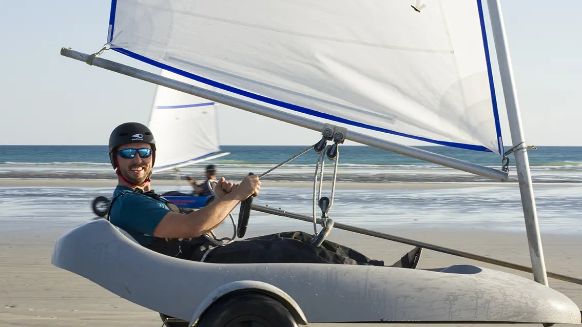 Plein Ouest - char à voile Penhors - Pays Bigouden