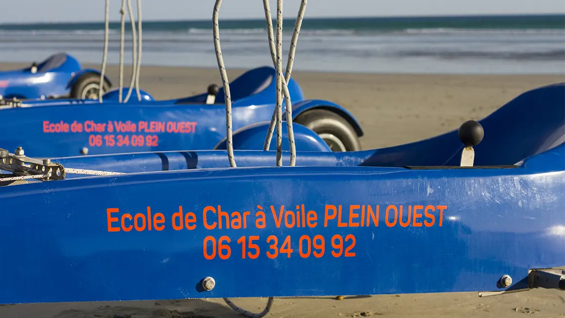 Plein Ouest - char à voile Penhors - Pays Bigouden