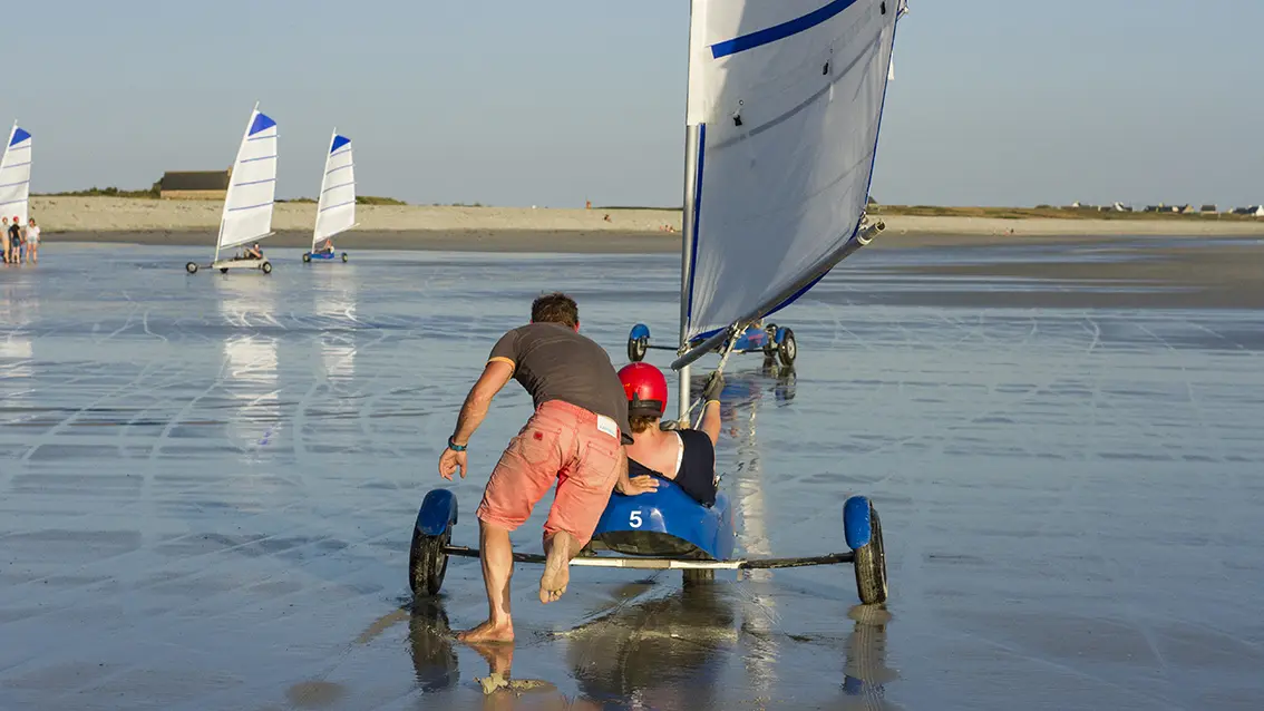 Plein Ouest - char à voile Penhors - Pays Bigouden