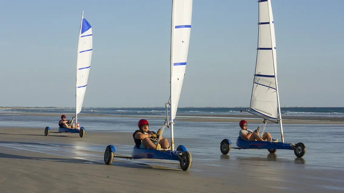 Plein Ouest - char à voile Penhors - Pays Bigouden