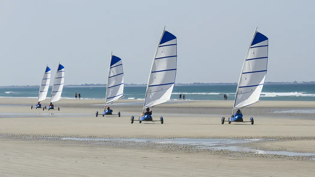 Plein Ouest - char à voile Penhors - Pays Bigouden