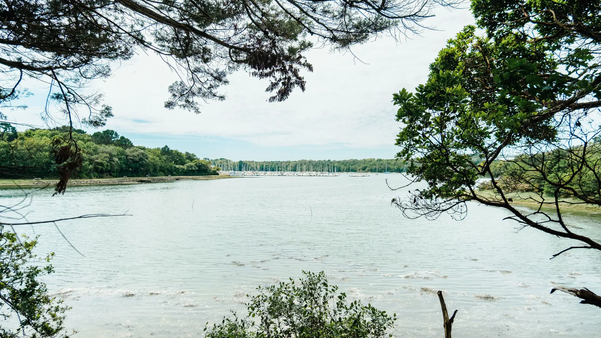 Vue sur l'embouchure de l'Odet