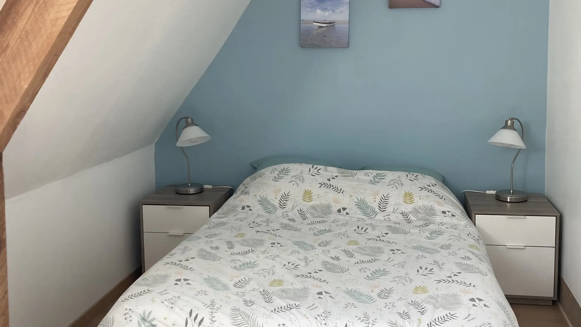 2-Chambre avec lit double-Gîte de Kermoal