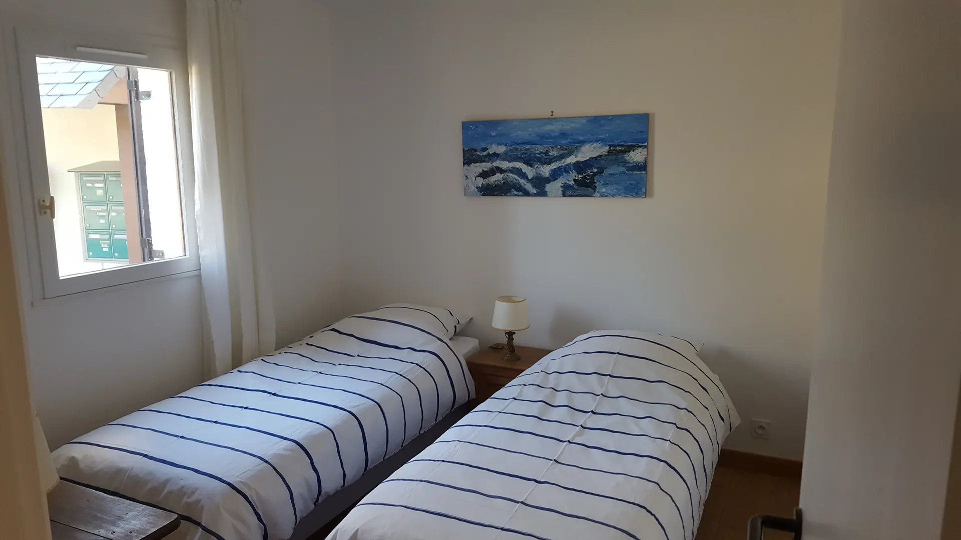 Chambre lits simples