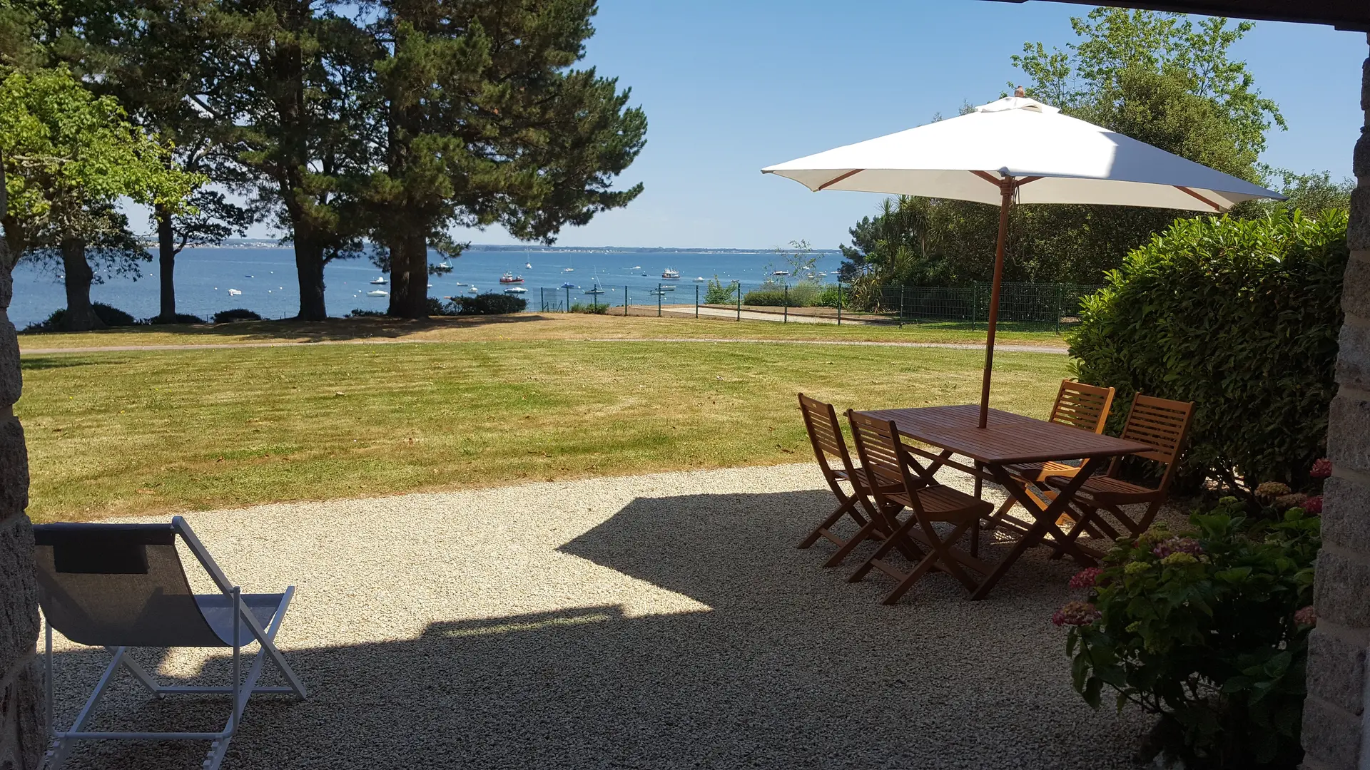 Terrasse vue mer