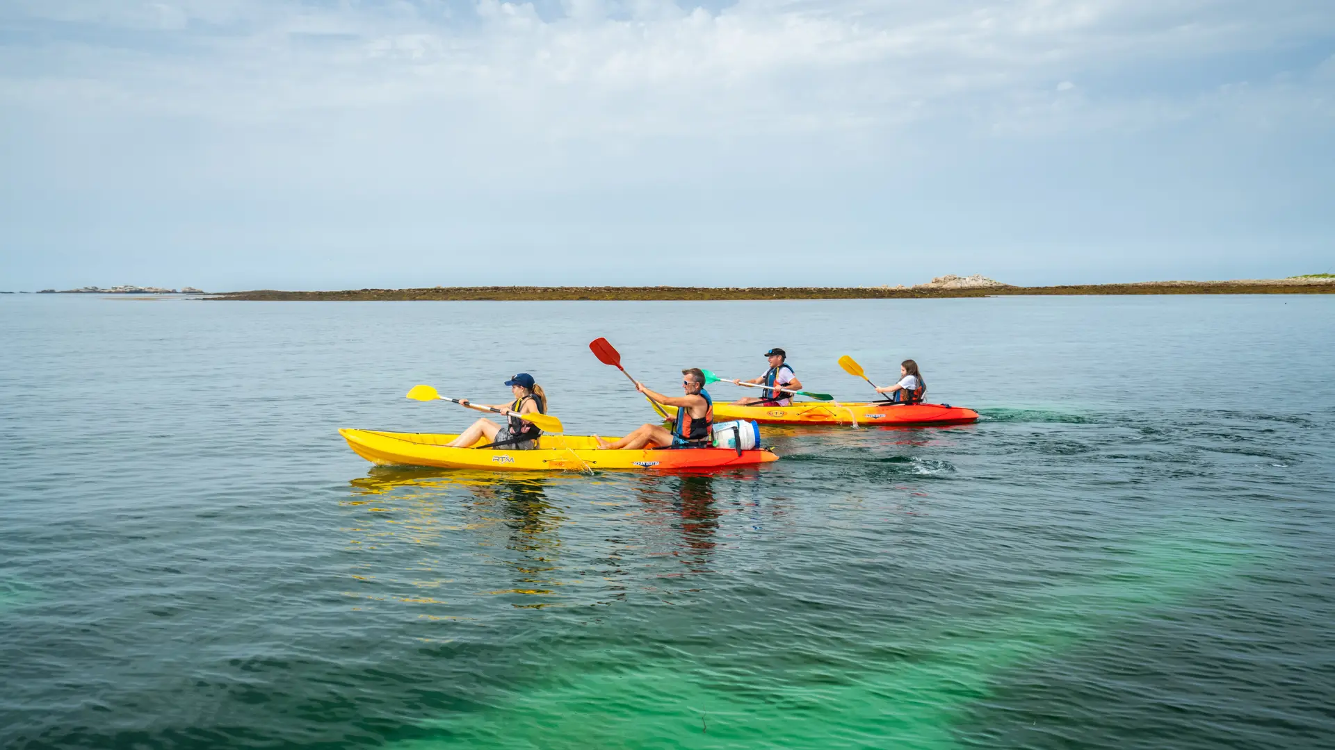 L'Archipel des Glénan en kayak