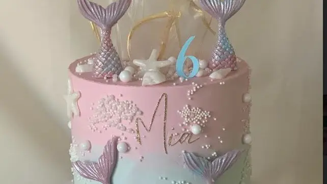 Cake design thème sirène