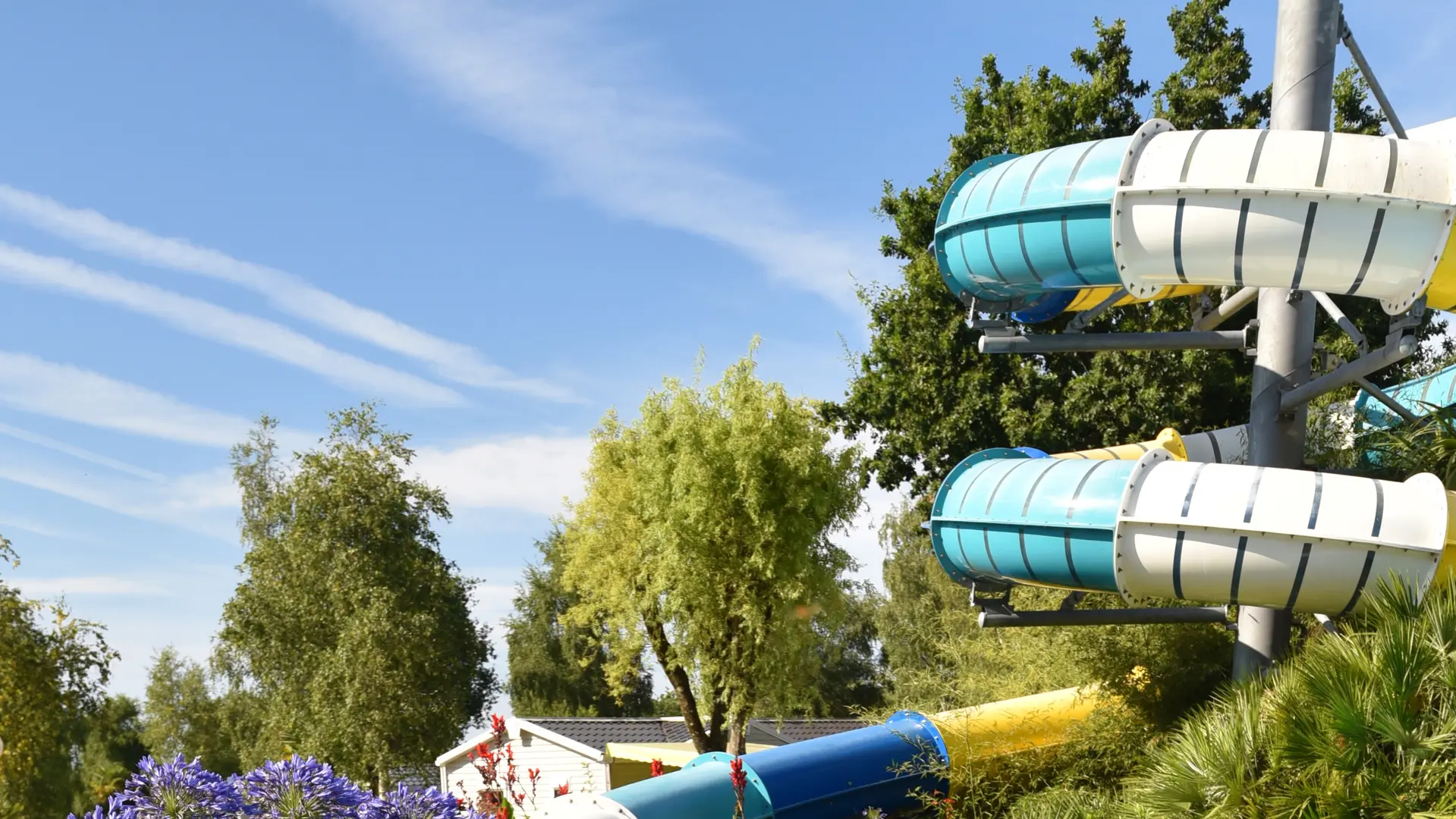 Toboggan de la piscine