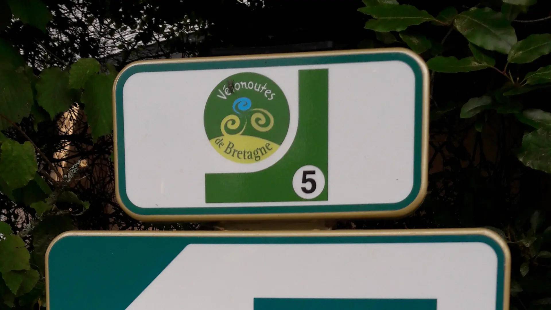 Balisage Véloroute V5