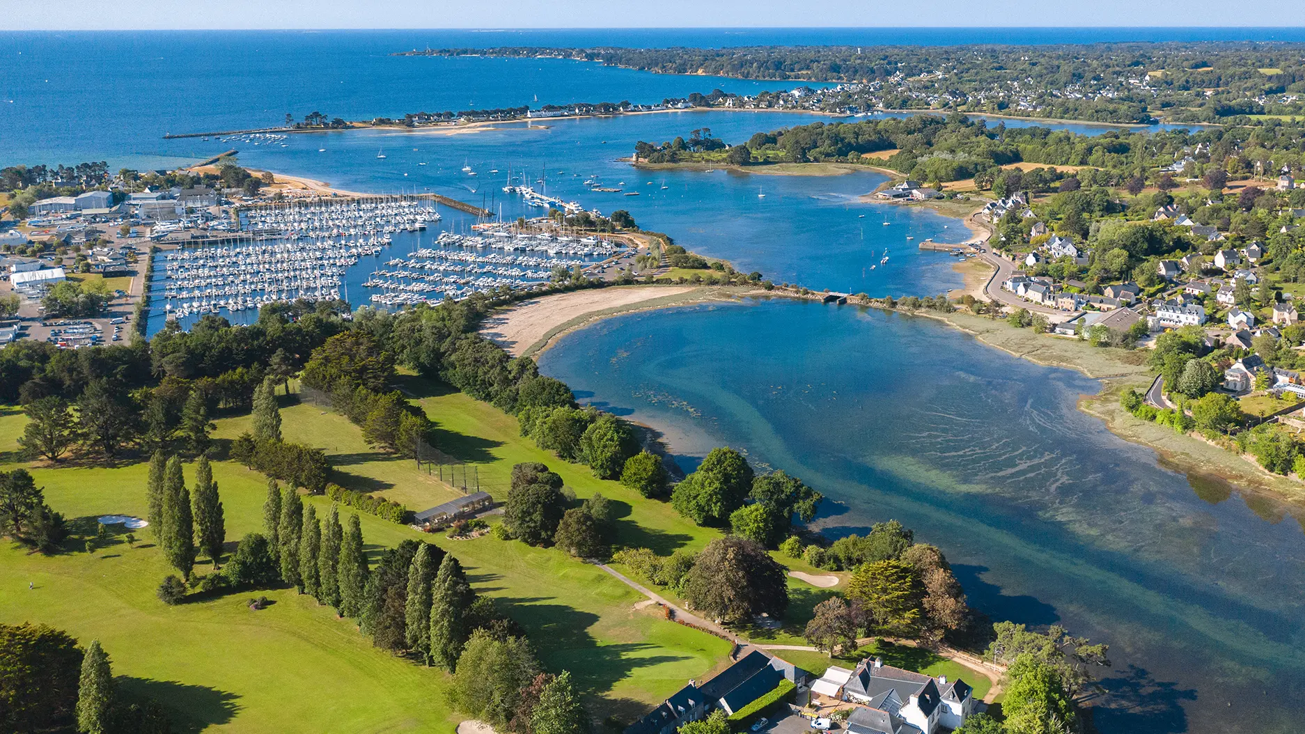 Véloroute - Port-La-Forêt - Vieux Port