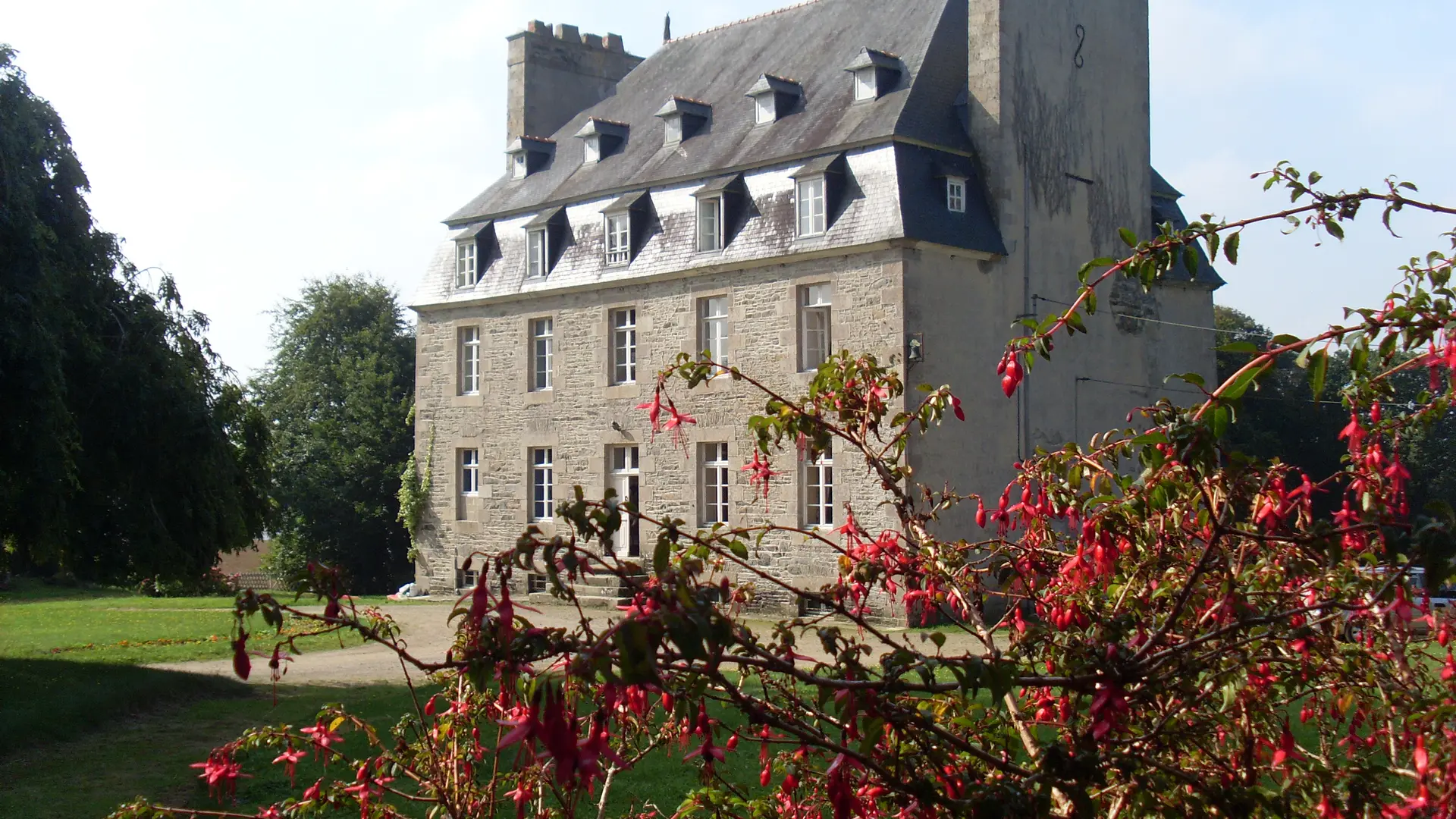 vue depuis le grand gite du Vx manoir