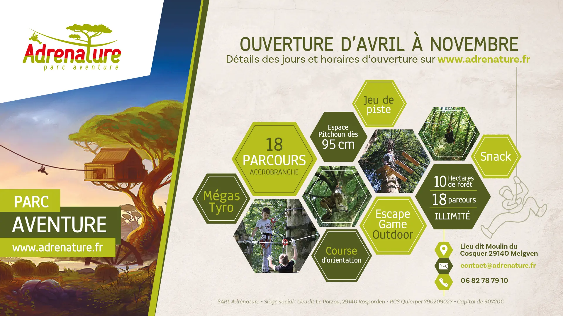 Acrobranche - Loisirs - Escape Game - Parc aventure - Melgven - Adrénature - 1