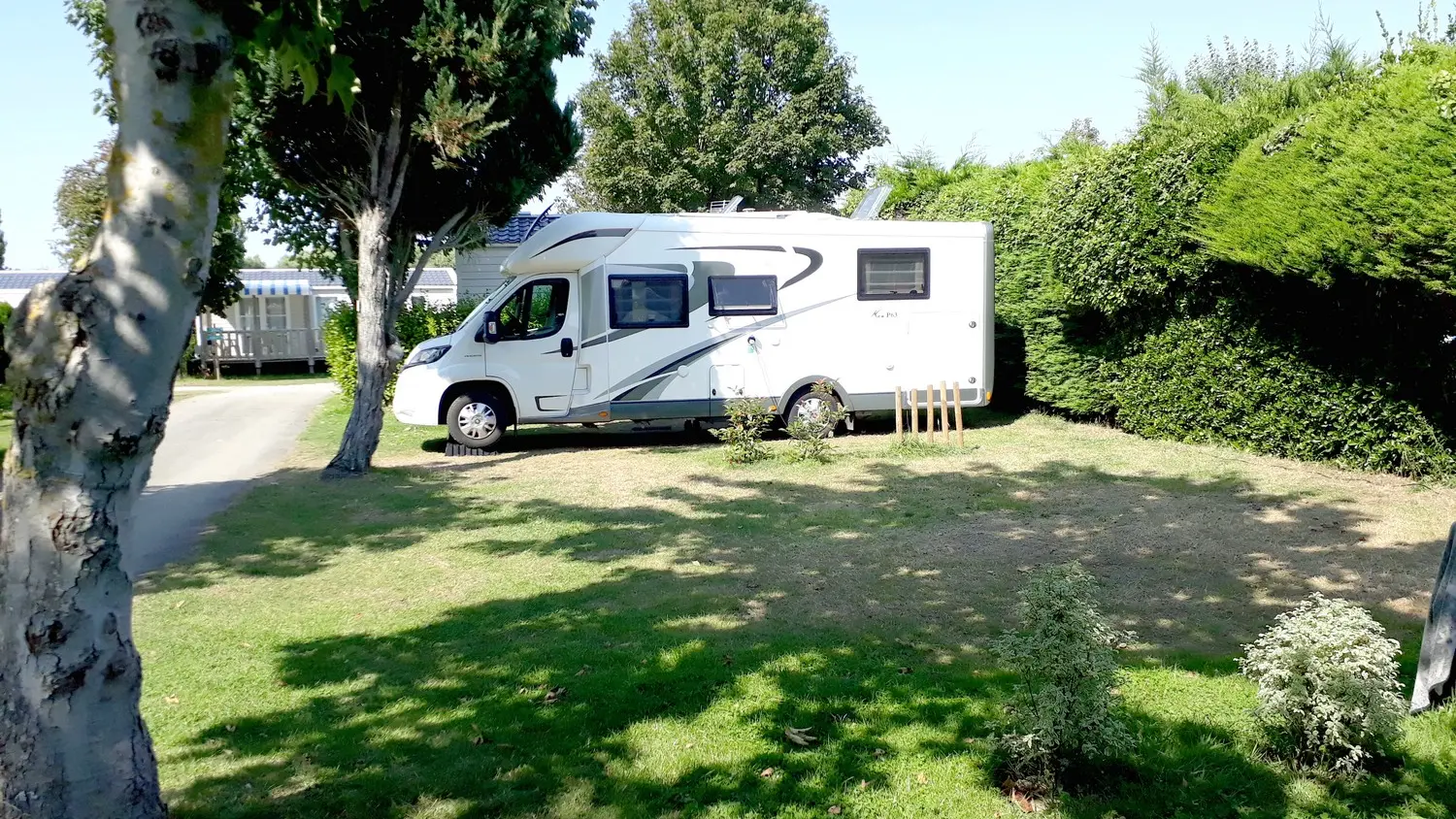 Aire camping-car - Camping Les Hortensias Loctudy - Pays Bigouden - Bigoudenjoy
