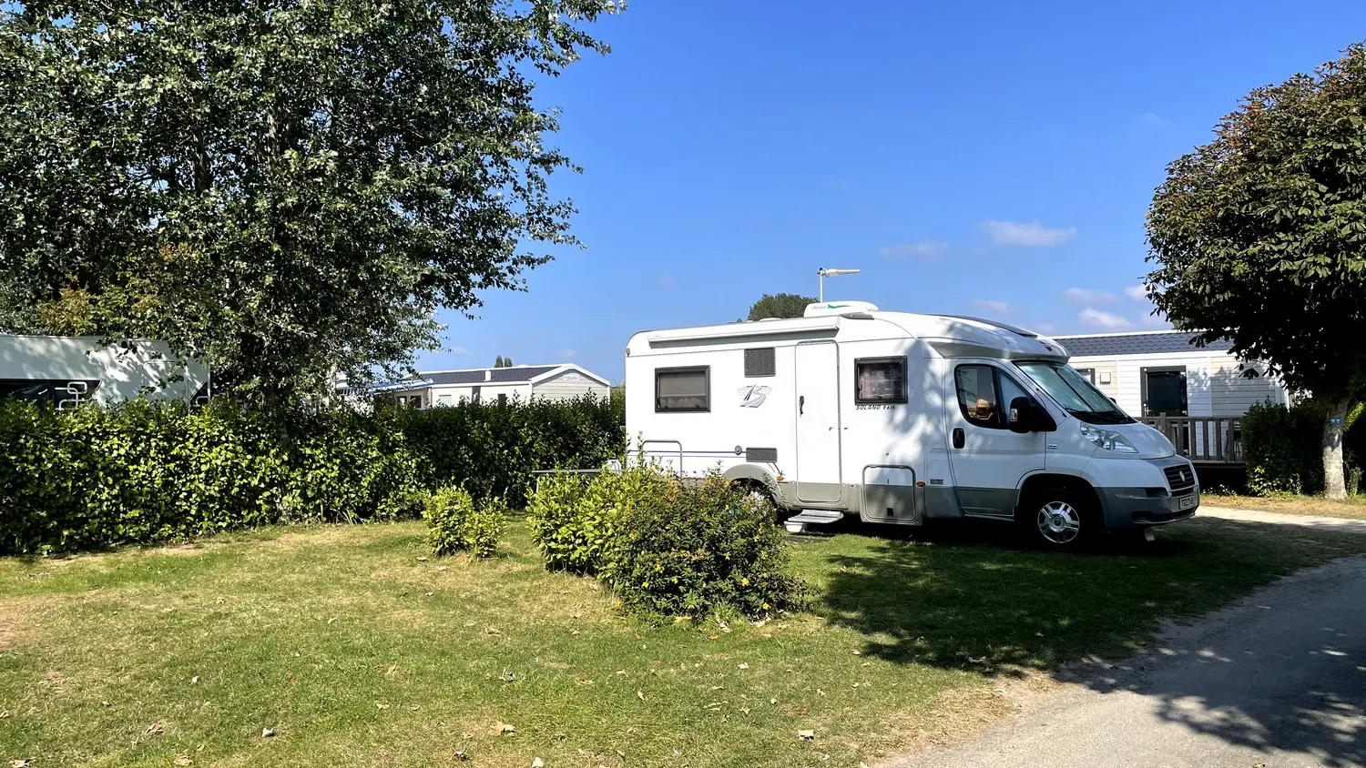 Aire camping-car - Camping Les Hortensias Loctudy - Pays Bigouden - Bigoudenjoy