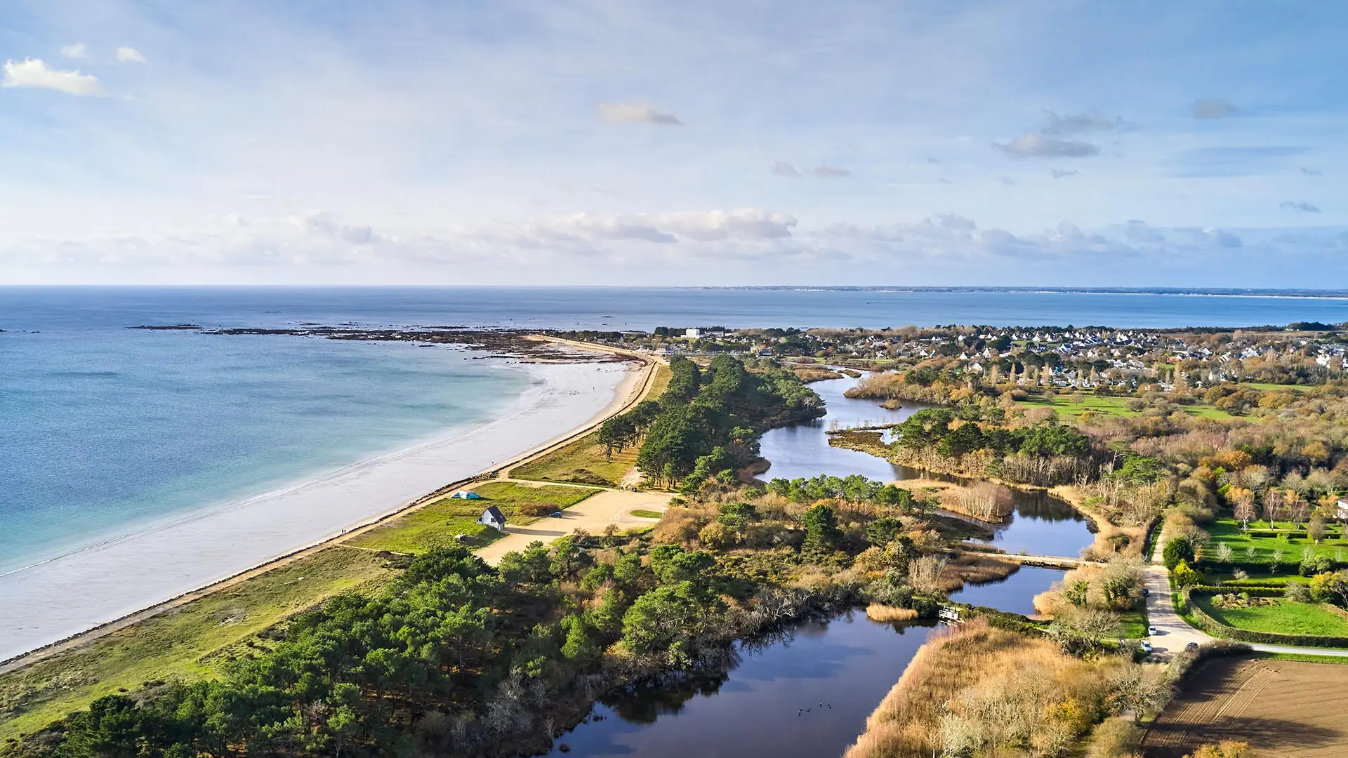 Plage et marais - Cleut Rouz